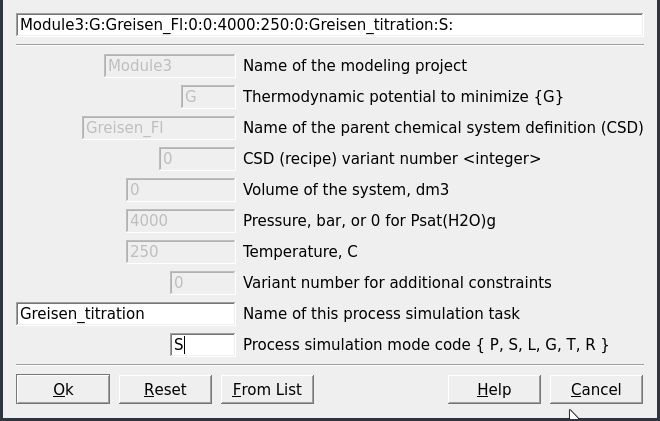 Name the `Process` simulator and indicate the model type.